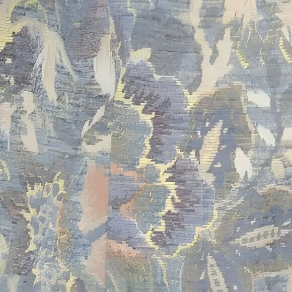 NWT Talbots Blue Purple Khaki Floral Tapestry Floral Jacket Blazer 14 Dress Suit - Picture 2 of 6